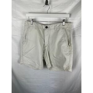 Red Camel Flat Front Stretch white Mens Shorts size 34